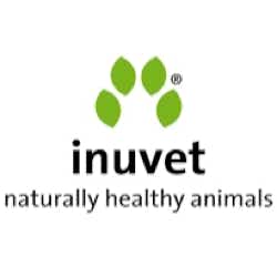 Logotio de la marca Inuvet de medicación para perros y gatos en la sección la tienda de la clínica veterinaria El Jardín