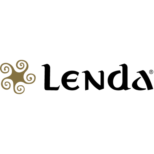 Logotio de la marca Lenda  de alimentación para perros y gatos en la sección la tienda de la clínica veterinaria El Jardín