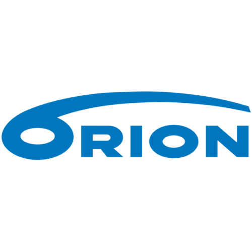 Logotio de la marca Orion de medicación para perros y gatos en la sección la tienda de la clínica veterinaria El Jardín